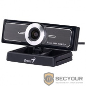 Genius WideCam F100 Black {1080p Full HD, вращается на 360°, универсальное крепление, микрофон, USB} [32200213101]