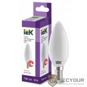 Iek LLF-C35-7-230-30-E14-FR Лампа LED C35 свеча матов. 7Вт 230В 3000К E14 серия 360°    