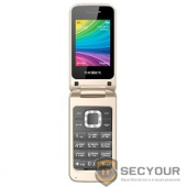 TEXET TM-204 мобильный телефон цвет бежевый (шампань)