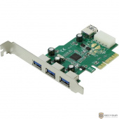Espada Контроллер PCI-E, USB3.0  3ext+1int port, EU309A-1, oem, (Ch) (41026)