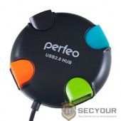 Perfeo USB-HUB 4 Port, (PF_4283) чёрный