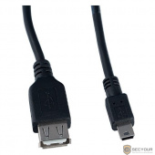 PERFEO Кабель USB2.0 A розетка - Mini USB 5P вилка, длина 1 м. (U4203)