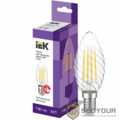 Iek LLF-CT35-7-230-40-E27-CL Лампа LED CT35 свеча вит. 7Вт 230В 4000К E27 серия 360° 