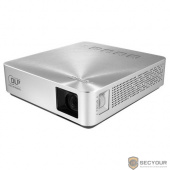 ASUS S1 [90LJ0060-B00120] Проектор {DLP, LED, WVGA 854x480, 200Lm, 1000:1, HDMI, MHL, 1x2W speaker, led 30000hrs, battery, Silver, 0.342kg}