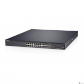 Dell Networking N4032 Коммутатор, 24x10GBASE-T Fixed Ports, Hot Swap Modular Bay, 2xPower Supplies, 3Y PNBD