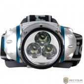 Camelion LED5321-3Mx   (фонарь налобн, металлик,  3 ультра ярк LED, 2 реж,3XR03 в компл, пласт,блис)