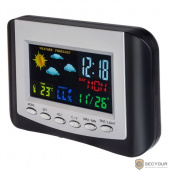 Perfeo Часы-метеостанция &quot;Color&quot;, (PF-S3332CS) цветной экран, время, температура, влажность, дата 