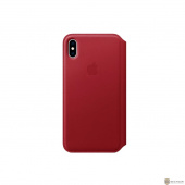 iPhone XS Max Leather Folio - (PRODUCT)RED