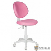 Кресло детское Бюрократ KD-W6/TW-13A розовый TW-13A (пластик белый) [844020]