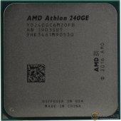 CPU AMD Athlon 240GE AM4 OEM {3.5 GHz/2core/1+4Mb/SVGA RADEON Vega 3/35W/Socket AM4}