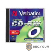 Verbatim  Диск CD-RW  700Mb 10x Cake Box DataLife+ (10шт) (43480)