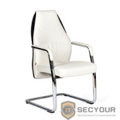 Кресло офисное Chairman BASIC V экопремиум, белый/черный (6110091)