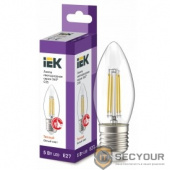 Iek LLF-C35-5-230-30-E27-CL Лампа LED C35 свеча прозр. 5Вт 230В 3000К E27 серия 360°    