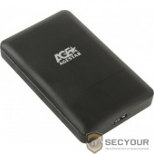 AgeStar 3UBCP3 (BLACK) USB 3.0 Внешний корпус 2.5&quot; SATAIII HDD/SSD USB 3.0, пластик, черный, безвинтовая конструкция