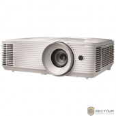 Optoma WU337 Проектор {Full 3D; DLP, WUXGA (1920*1200),3600 ANSI Lm, 20000:1;TR=1.58-2.06:1; HDMI(1.4a) x2+MHL;VGA IN; Composite; AudioIN 3.5mm; VGA Out x1; AudioOUT 3.5mm; RJ45;RS232; USB A(Power 1.5