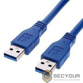 Gembird/Cablexpert Pro CCP-USB3-AMAM-1M, AM/AM, 1м, экран, синий