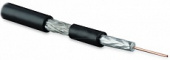 Hyperline COAX-SAT703N-BK-100 Кабель коаксиальный SAT703N, 75 Ом, жила - 17 AWG (1.13 mm, медь,solid), экран - фольга+оплетка (луженная медь, 45%), общий диаметр 6.6мм, изоляция PVC, черный (бухта 100 м)