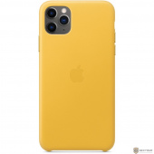 MX0A2ZM/A Apple iPhone 11 Pro Max Leather Case - Meyer Lemon