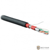 Hyperline SFTP4-C7-S23-IN/OUT-LSZH/PVC-BK-500 (500 м) кабель витая пара S/FTP, кат.7, 4 пары (23 AWG), одножил.(solid), внутр./внеш., LSZH/PVC, -40°C-+75°C, черный
