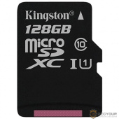 Micro SecureDigital 128Gb Kingston SDCS/128GBSP {MicroSDXC Class 10 UHS-I}