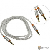 Defender Аудио-кабель JACK01-03 Белый JACK M- JACK M, 1,2м (87513)