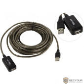 Telecom Кабель USB2.0-repeater, удлинительный активный &lt;Am--&gt;Af&gt; 10м &lt;TUS7049-10M&gt;