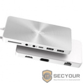 Asus [90NB0DH1-P00070] Port Replicator AH001-1A (90w, 2*USB3.0, 1*Type C, HDMI, D-sub, Card reader SDXC, 1UTP 10/100/1000 Mbps, SPK & MIC Jack)
