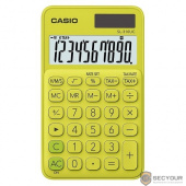 Калькулятор карманный Casio SL-310UC-YG-S-EC желтый/зеленый {Калькулятор 10-разрядный} [1048502]