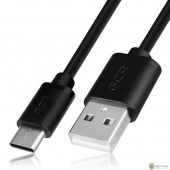 Greenconnect Кабель USB Type C  0.15m черный, 28/28 AWG, CM / USB 2.0 AM, экран, армированный, морозостойкий (GCR-UC1AM-BB2S-0.15m)