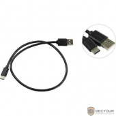 Greenconnect Кабель 0.5m USB 2.0,  AM/CM, черный, 28/28 AWG , экран, армированный, морозостойкий, GCR-UC1AM-BB2S-0.5m(GCR-UC1AM-BB2S-0.5m)