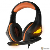 CROWN CMGH-2103 Black&orange (Виртуальный звук 7.1, Подключение USB, Частотныи? диапазон: 20Гц-20,000 Гц , Кабель 3.2м