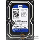 Жесткий диск 500Gb WD Blue (WD5000AZRZ) {Serial ATA III, 5400 rpm, 64Mb buffer}