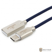 Cablexpert Кабель USB 2.0 CC-P-USBC02Bl-1.8M AM/Type-C, серия Platinum, длина 1.8м, синий, блистер	