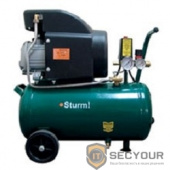 Sturm AC9323 Воздушный компрессор Sturm, 2400 Вт, 50л, 410л/мин, 8бар, 2850 об/мин, предохр. клапан [AC9323]