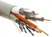 Hyperline ISF2-C5E-P-I (305 м) Кабель для сетей Industrial Ethernet, категория 5e, 2x2x24 AWG, многопроволочные жилы (patch), SF/UTP, двойная оболочка PVC (UV), серый