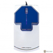 SolarBox X07 Blue USB Travel Optical Mouse, 1000DPI, прозрачный корпус с LED-подсветкой