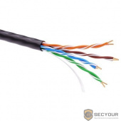 DKC RN5EUUPE3BK Информационный кабель неэкранированый U/UTP 4х2 CAT5E, PE, Черный (бухта 305 м)   