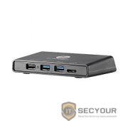 HP [F3S42AA] Port Replicator 3001pr USB3 (Power connector/Audio-out headphone jack/2xUSB 2.0/1xUSB 2.0/HDMI port/VGA/Audio-in/ mic)