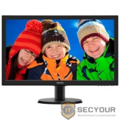 LCD PHILIPS 23.6&quot; 243V5LHAB (00/01) Glossy-Black {TN LED 1920x1080 5ms 16:9 170°/160° 10M:1 250cd HDMI D-Sub DVI}