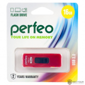 Perfeo USB Drive 16GB S04 Red PF-S04R016