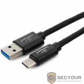 Cablexpert Кабель USB 3.0 CC-P-USBC03Bk-1M AM/Type-C, серия Platinum, длина 1м, черный, блистер	