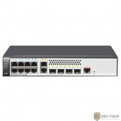 HUAWEI S5720S-12TP-LI-AC Коммутатор (8 Ethernet 10/100/1000 ports,2 Gig SFP and 2 dual-purpose 10/100/1000 or SFP,AC 110/220V) 