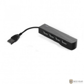 Ritmix Разветвитель USB (USB хаб) настольный, кабель, на 4 порта USB, High speed USB 2.0, Plug-n-Play, питание от USB, 5В, скорость до 480 Мбит/с , черный (CR-2406)