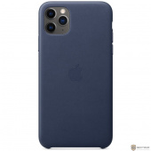MX0G2ZM/A Apple iPhone 11 Pro Max Leather Case - Midnight Blue