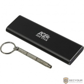AgeStar 31UBNV1C (GRAY) USB 3.1 Type-C  Внешний корпус M.2 NVME (M-key)  AgeStar 31UBNV1C (GRAY), алюминий, черный