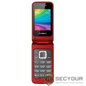 TEXET TM-204 мобильный телефон цвет красный (гранат)