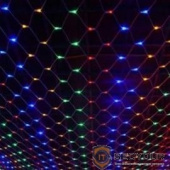 Neon-night 215-009 Гирлянда &quot;Сеть&quot; 2х2х1.5м,  свечение с динамикой, черный ПВХ, 136 LED, 230 В, цвет: Мультиколор
