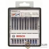 Bosch Robust Line 2607010542 набор пилок для лобзика, 10 шт, по дереву и металлу