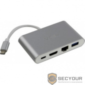 VCOM CU455 Кабель-адаптер USB3.1 Type-CM--&gt;HDMI+USB3.0+RJ45+PD charging  VCOM &lt;CU455&gt;