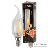 ЭРА Б0043436 F-LED BXS-5W-827-E14 Лампа ЭРА (филамент, свеча на ветру, 5Вт, тепл, E14)